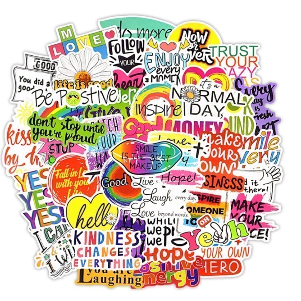 50pc Vinyl Sticker Set 
